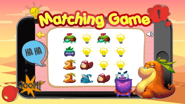 Dinosaur monster remember games preschool matching(圖5)-速報App