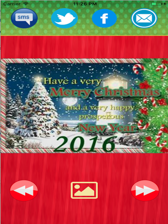 Greetings cards-Merry Christmas and New Year 2017のおすすめ画像2