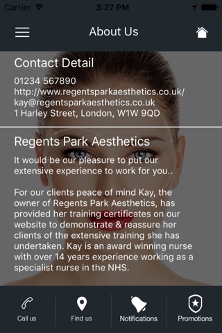 Regents Park Aesthetics screenshot 2