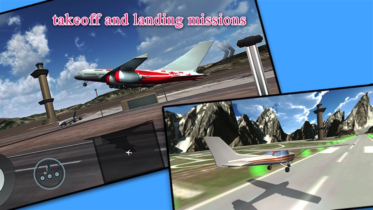 Airplane Flight Simulator 3D: Crash Landing Pilot
