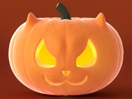 Cat O'Lanterns - Halloween Cat Pumpkins stickers