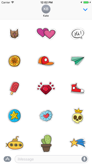 XOXO Patched Stickers(圖1)-速報App