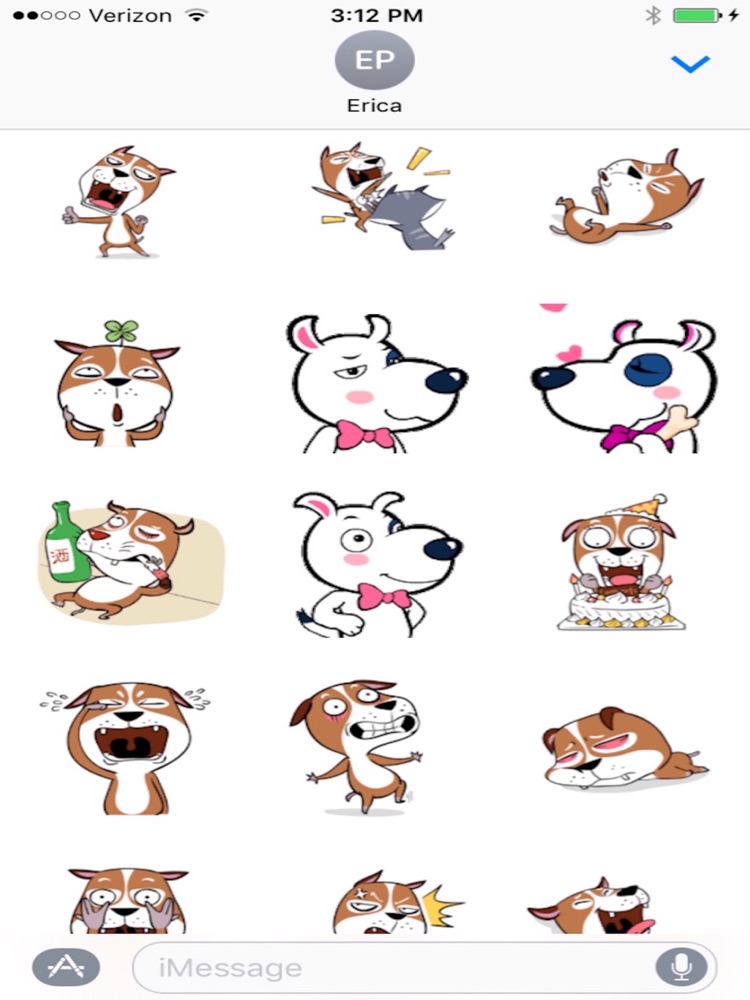 Animated Dog Emojis for iMessages App for iPhone - Free Download ...