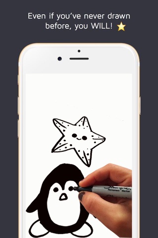 30 Day Drawing Challenge - Learn How To Draw Cartoons, Food & Animals screenshot 4