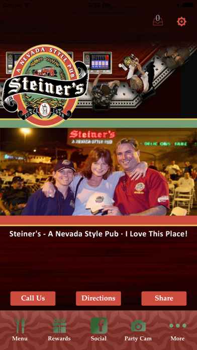 How to cancel & delete Steiner’s - A Nevada Style Pub from iphone & ipad 1
