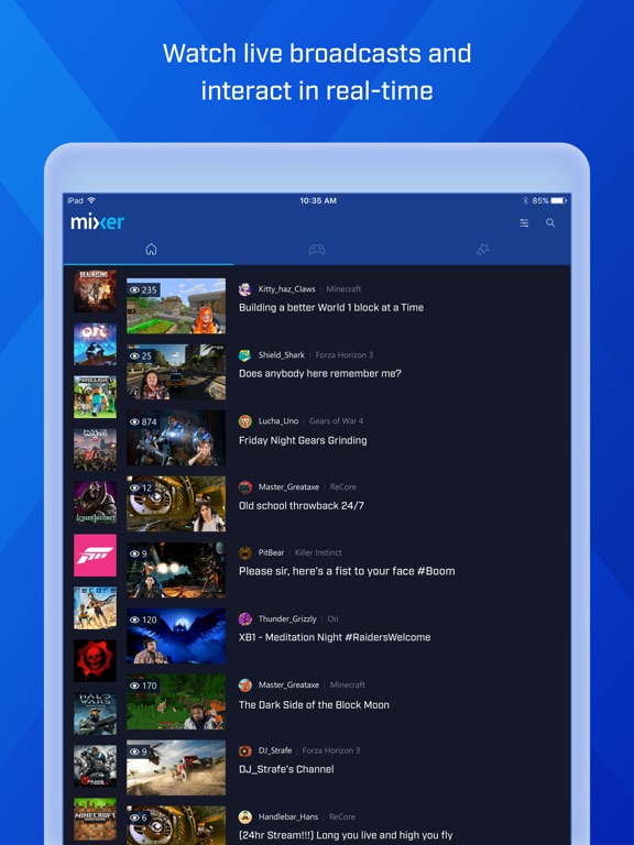 Beam apps update with Mixer name on Xbox One iOS and 