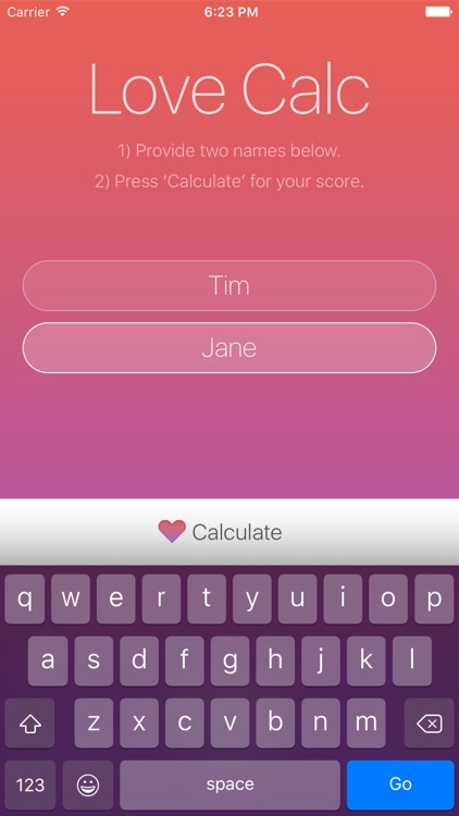 LoveCalc - The Free Love Calculator
