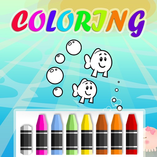 Coloring Game for Bubble Guppie Edition iOS App