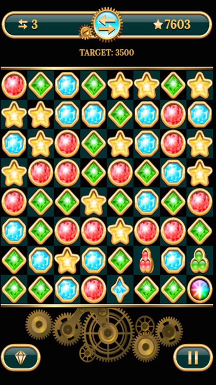 The Diamond Stars And Jewel Match Puzzle Game screenshot-3