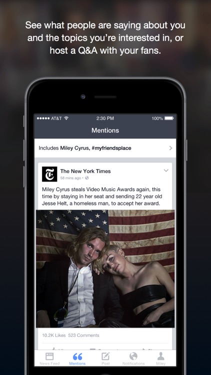Facebook Mentions screenshot-3