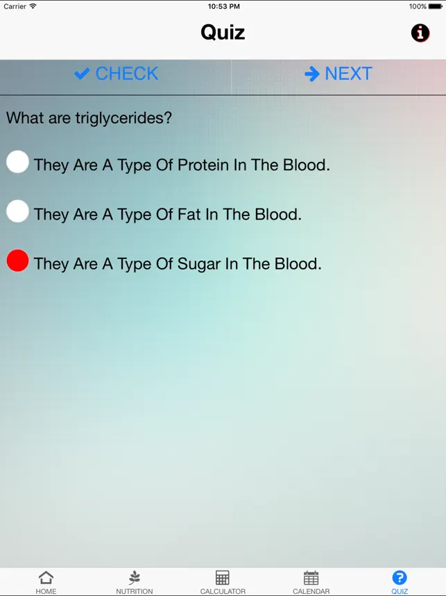 Imágen 5 Nutrition Triglycerides iphone