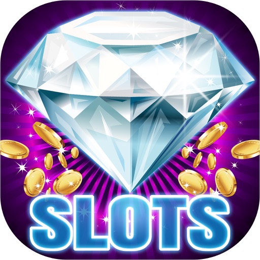 Double diamond deluxe free slot: Spin and get rich iOS App