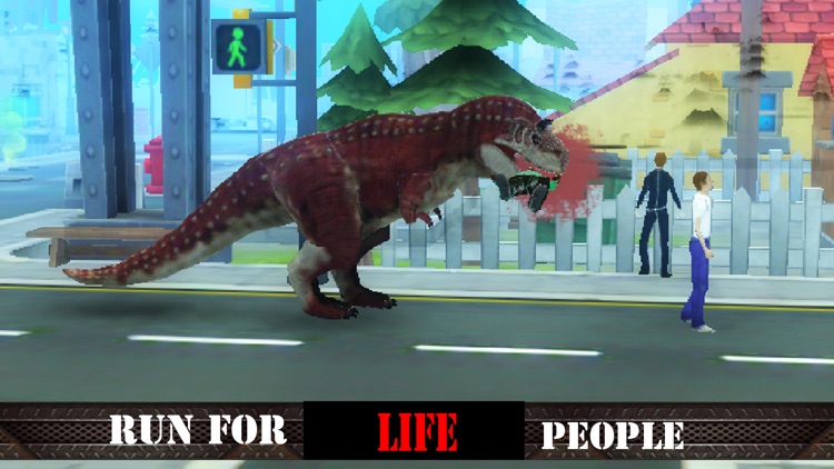 3D Dinosaur City Stampede Smash Free Jurassic Game screenshot-3