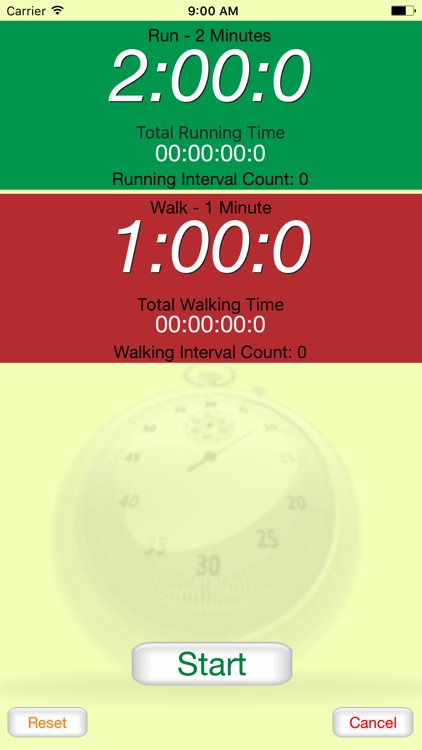 Running Interval Timer