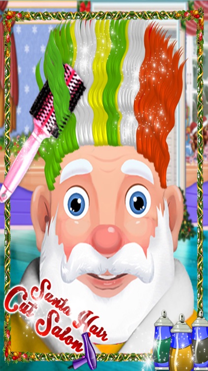 Santa Hair Cut Salon : Santa Beard Salon