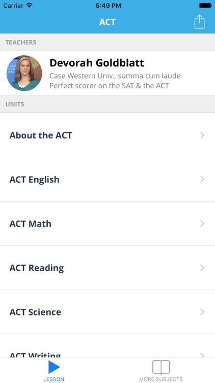 ACT Prep video tutorials by Studystorm