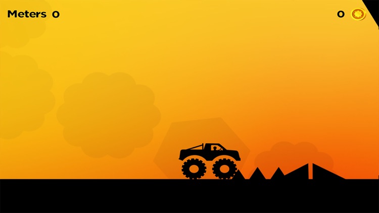 Monster Truck Machine Shadow Extreme Stunt Desert Racing