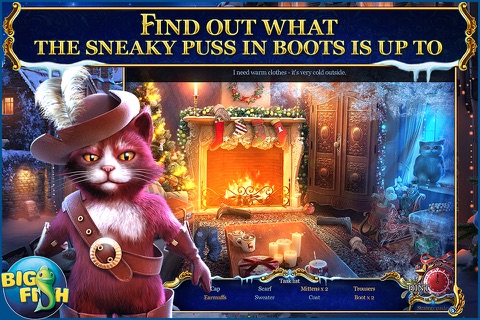 Christmas Stories: Puss in Boots - A Magical Hidden Object Game (Full) screenshot 2
