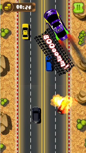 Mad Car Drive 2D: Crazy Driver(圖4)-速報App