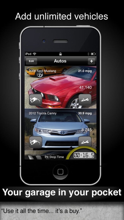 Car Care - fuel economy & service tracking