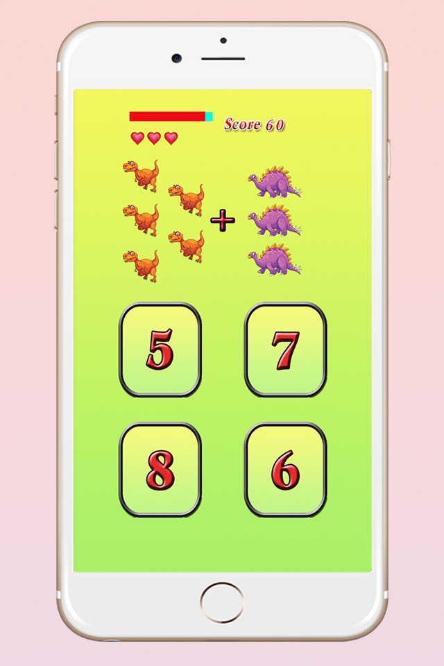 Dinosaur Kindergarten Learning Game for Free App screenshot 3