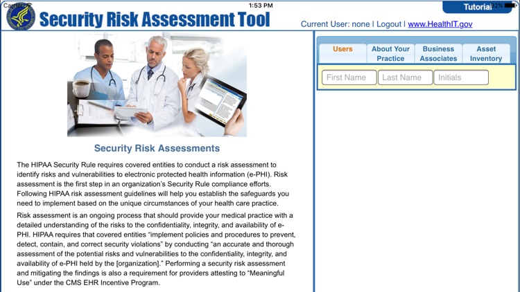 HHS SRA Tool