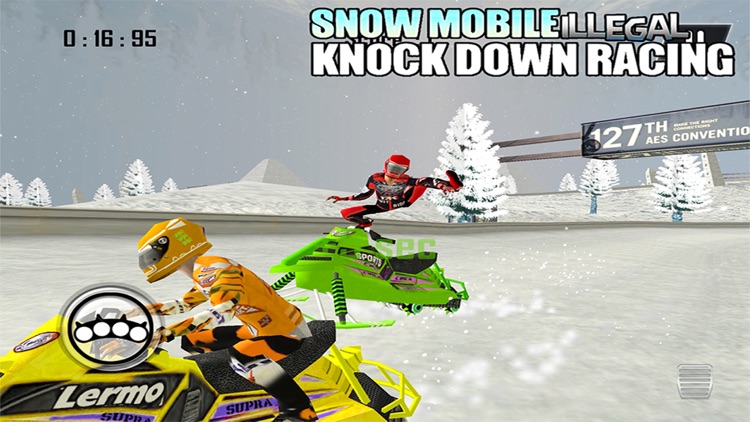 SnowMobile Illegal Racing - SnowMobile Racing Game screenshot-3