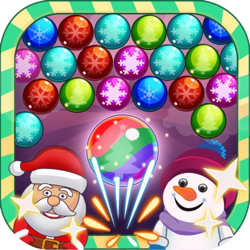 Bubble Santa Christmas Free Game iOS App