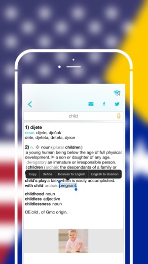 Offline Bosnian to English Language Dictionary, Translator -(圖4)-速報App