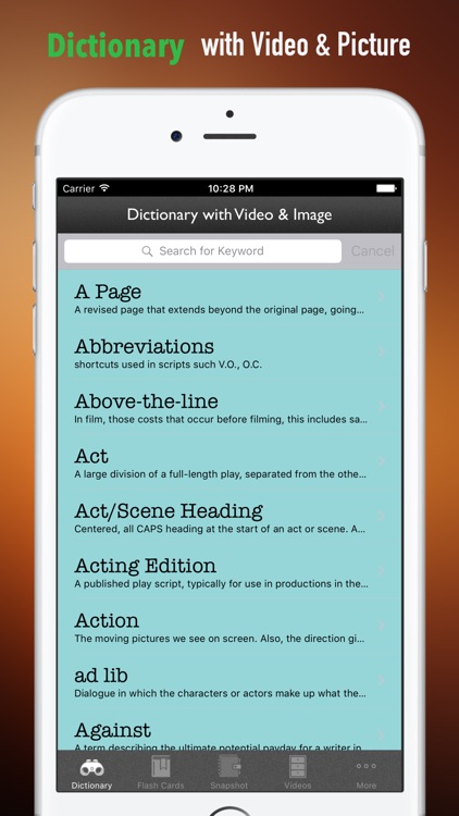 Playwriting Glossary |Study Guide and Flashcards screenshot-3