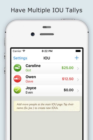 IOU (I Owe You)- Track Money screenshot 3