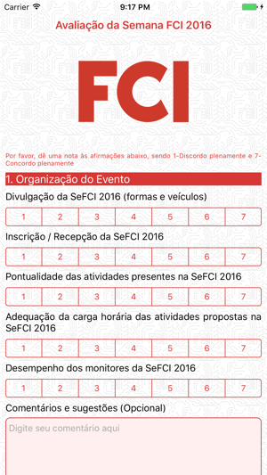 Avaliação Semana FCI 2016(圖2)-速報App