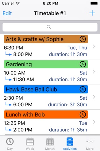 TimeTable Lite: Easily Create Timetables and Calendar Events screenshot 4