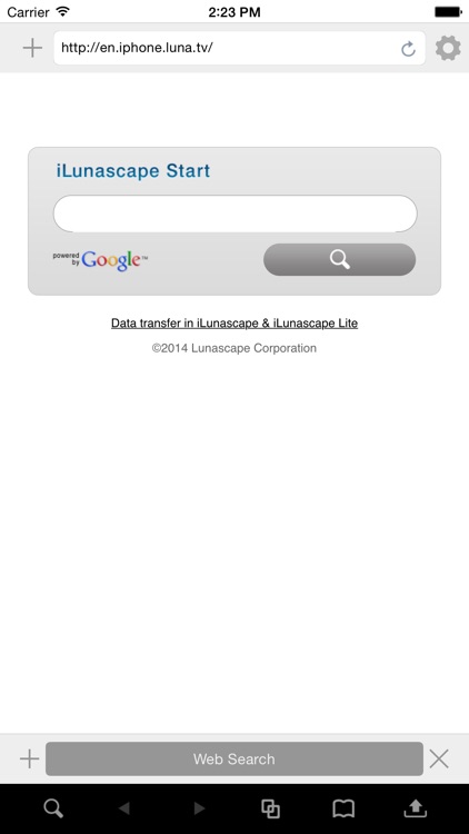 iLunascape Web Browser