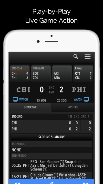 GameDay Pro Hockey Radio - Live Games, Scores, News, Highlights, Videos, Schedule, and Rankings