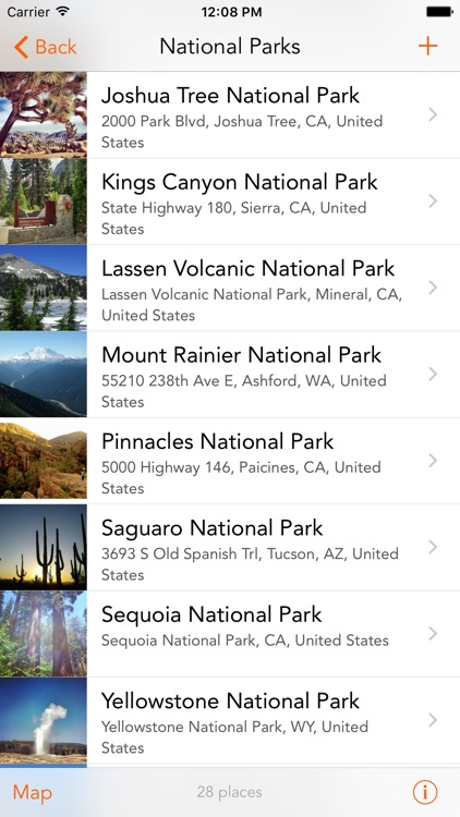 Voyager - Bookmark your favorite places