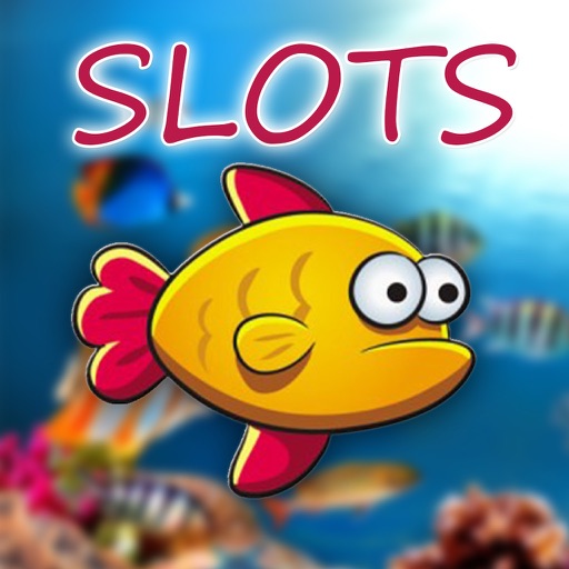 Big Golden Fish Slots- Casino Ceasars Treasures Water Journey Gold Jackpot  AAA Vegas Style Slot iOS App