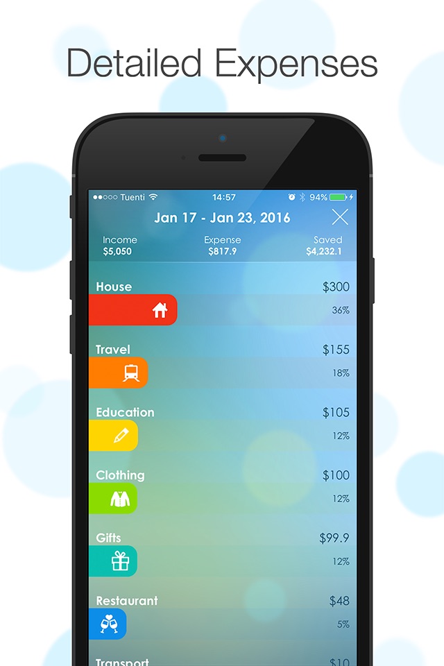 Spendr -Fast expense tracking and money management screenshot 3