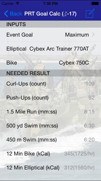 Navy PFA Calc screenshot-4
