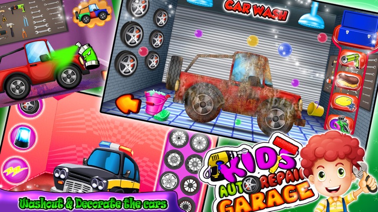 Kids Auto Repair Garage- Fix Cars Mechanic game screenshot-4