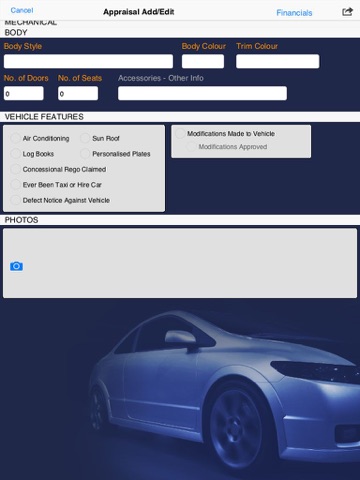 Vehicle Appraisal - náhled
