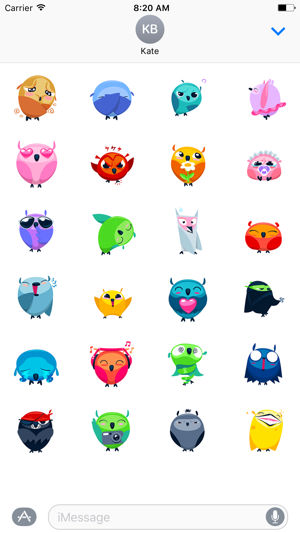 Funny Owl - Animated Stickers And Emoticons(圖1)-速報App