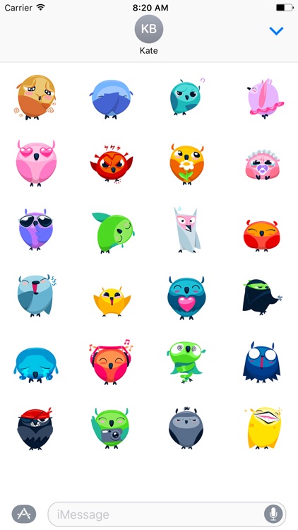 Funny Owl - Animated Stickers And Emoticons