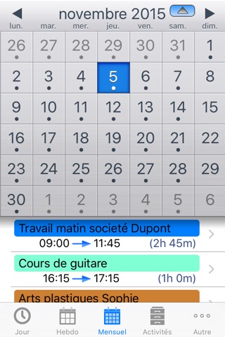 TimeTable Lite: Easily Create Timetables and Calendar Events screenshot 3