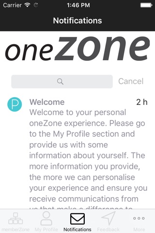 MyoneZone screenshot 3
