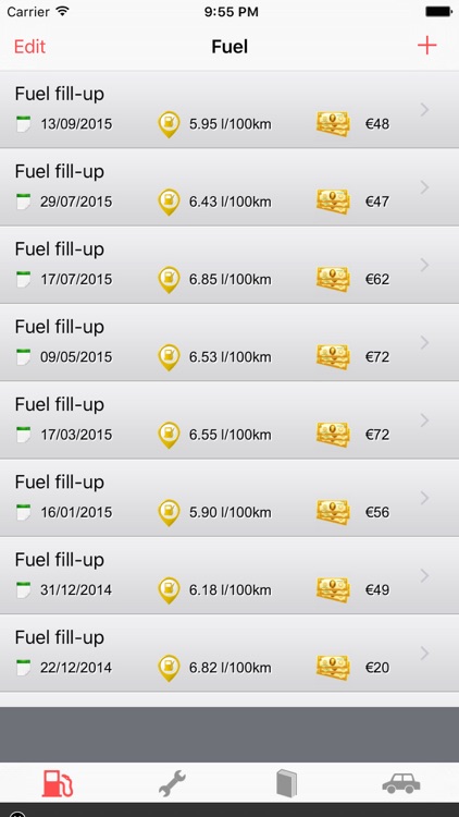 RoadService : Follow maintenance and fuel car-bike