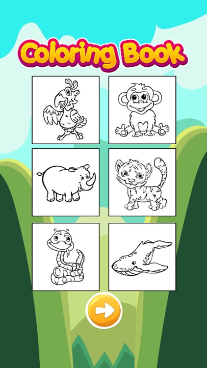 Animals Coloring Pages for Kids Boys & Girls