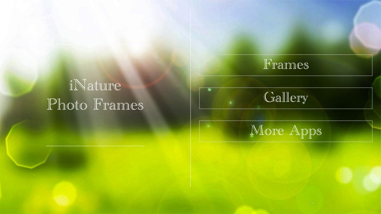 iNature Frames - The most beautiful natural frames