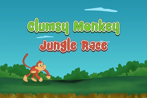 Clumsy Monkey Jungle Race - cool sky racing arcade game screenshot 3