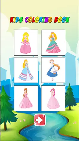 Game screenshot Princess Coloring Book for Girls - Learn to Color Cinderella mod apk